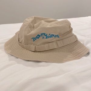 100 Thieves overworld bucket hat, wheat